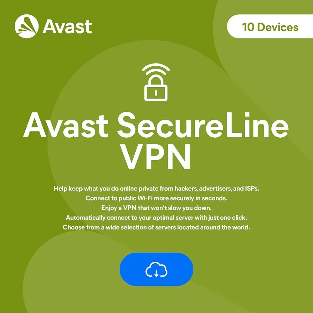 Avast SecureLine VPN- Hàng chính hãng 1 năm sử dụng cho 10 Thiết bị - Avast Software r.s.o