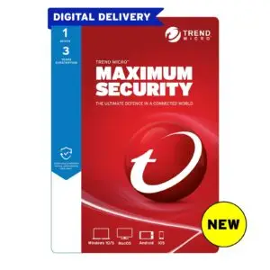 Trend Micro Maximum Security 2025 - Hàng chính hãng 3 năm sử dụng - Trend Micro Inc