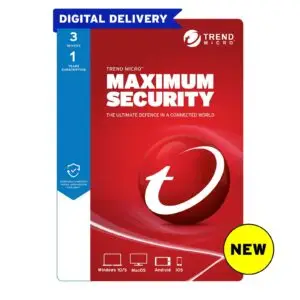 Trend Micro Maximum Security 2025 - Hàng chính hãng 1 năm sử dụng - Trend Micro Inc.